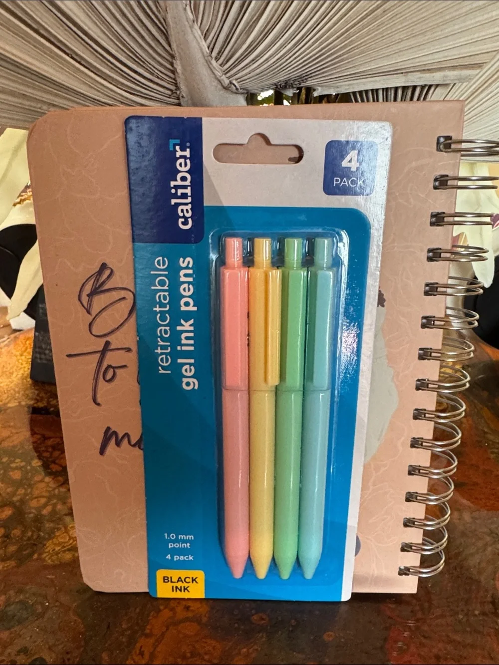 Caliber Be Kind to Yourself Journal & Pastel Gel Pen Set